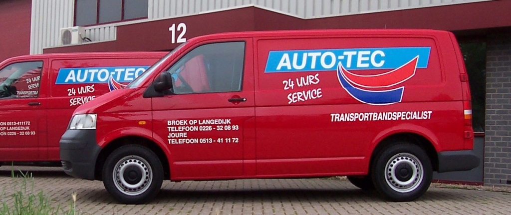 24 uurs service Auto-tec transportbanden